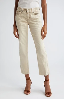 L'AGENCE Milana Stovepipe Ankle Straight Leg Jeans Sand Dune at Nordstrom,