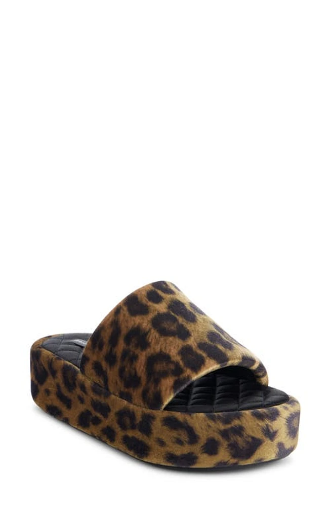 Balenciaga Rise Platform Slide Sandal Leopard at Nordstrom,