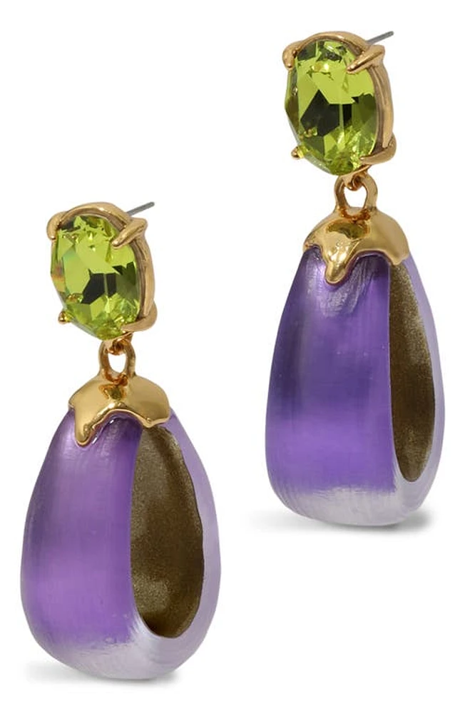 Alexis Bittar Bonbon Crystal Lucite Teardrop Earrings in Amethyst at Nordstrom