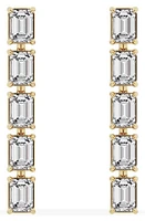 Jennifer Fisher 18K Gold Emerald Cut Lab Created Diamond Dangler Drop Earrings - 2.4 ctw in 18K Yellow Gold at Nordstrom