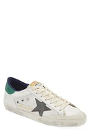 Golden Goose Super-Star Low Top Sneaker White/Grey/Green at Nordstrom,