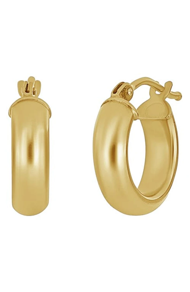 Bony Levy Essentials 14K Gold Smooth Hoop Earrings in Yellow Gold at Nordstrom