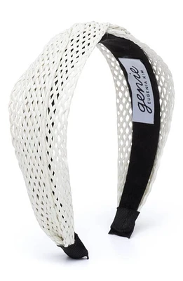 Genie by Eugenia Kim Arianna Woven Headband in White at Nordstrom