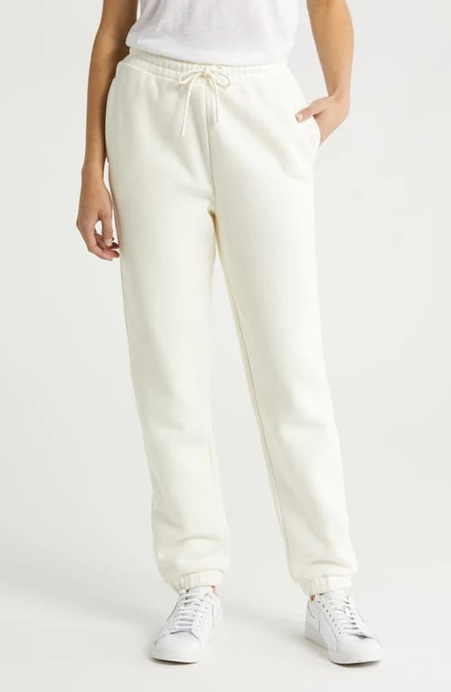 Sweaty Betty Elevated Sweatpants Lily White at Nordstrom,