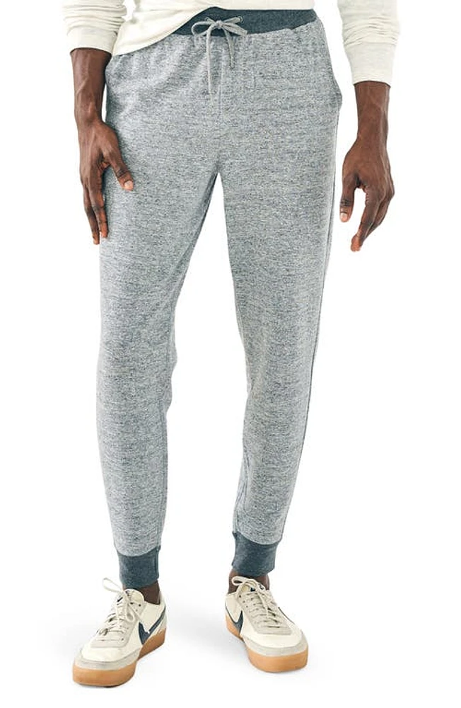 Faherty Double Knit Sweatpants Light Carbon Heather at Nordstrom,