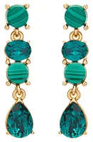 Oscar de la Renta Malachite Drop Earrings at Nordstrom