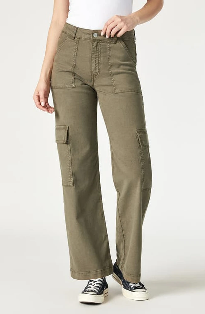 Mavi Jeans Alva Luxe Twill Cargo Pants Capers at Nordstrom, 30