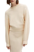 MANGO Drop Shoulder Sweater Ecru at Nordstrom,