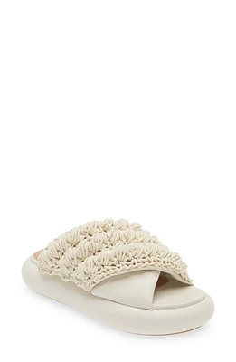 JW Anderson Popcorn Twist Platform Slide Sandal in Natural at Nordstrom, Size 9Us