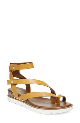 Franco Sarto Daven Sandal in Goldenrod Faux Leather at Nordstrom, Size 6.5