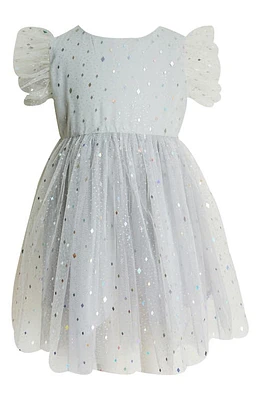 Popatu Foil Tulle Party Dress Grey at Nordstrom,