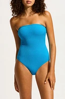 Seafolly Strapless Bandeau One-Piece Swimsuit at Nordstrom, Us