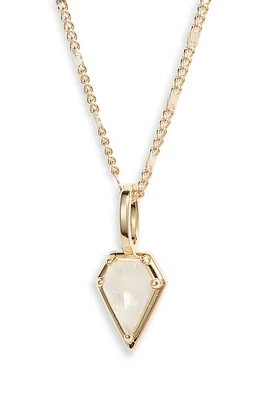 MIRANDA FRYE Marlowe Moonstone Charm Necklace in Gold at Nordstrom