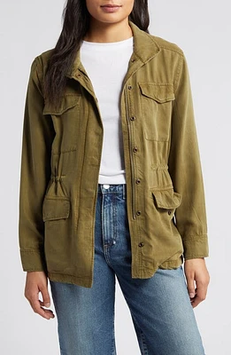 caslon(r) Utility Jacket Olive Burnt at Nordstrom,