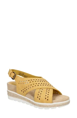 Bella Vita Cosette Slingback Espadrille Sandal in Yellow at Nordstrom, Size 9.5