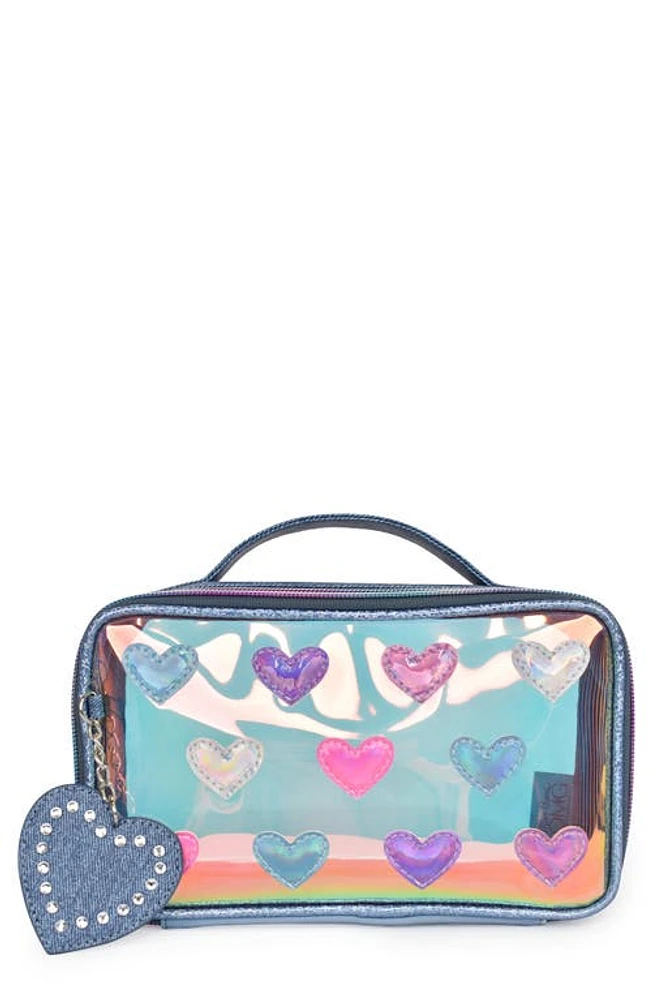 OMG Accessories Kids' Cosmetics Case in Denim Blue at Nordstrom