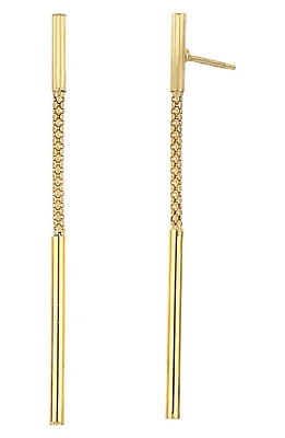 Bony Levy 14K Popcorn Chain Drop Earrings in Yellow Gold at Nordstrom