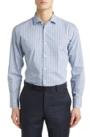 Nordstrom Trim Fit Non-Iron Gerald Plaid Cotton Dress Shirt Grey Torn- Multi at Nordstrom,