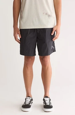 RVCA Big Lounger Recycled Nylon Shorts Black at Nordstrom,