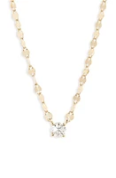 Lana Jewelry Single Diamond Charm Necklace in Yellow Gold at Nordstrom, Size 16 In