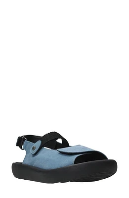 Wolky Jewel XW Slingback Platform Sandal Baltic Blue Nubuck at Nordstrom,