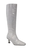 Katy Perry The Zaharrah Knee High Boot in Silver Multi at Nordstrom, Size 7