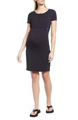 Modern Eternity Maternity/Nursing Henley Dress at Nordstrom,