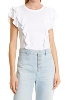 Veronica Beard Bea Ruffle T-Shirt at Nordstrom,