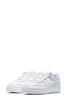 Nike Air Force 1 Shadow Sneaker White/White/White at Nordstrom,