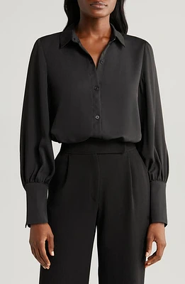 halogen(r) Long Sleeve Button-Up Shirt at Nordstrom,