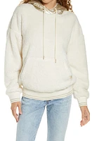 UGG(r) Loyra Faux Shearling Hoodie in Cream /Gold at Nordstrom, Size Small