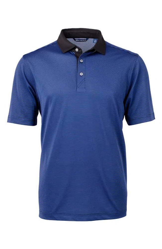 Cutter & Buck Microstripe Performance Recycled Polyester Blend Golf Polo at Nordstrom,