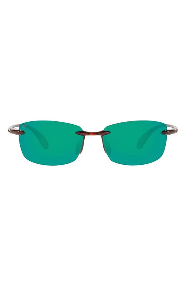 Costa Del Mar 60mm Polarized Sunglasses in Dk Tort at Nordstrom