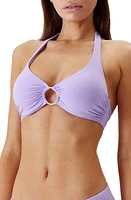 Melissa Odabash Brussels O-Ring Bikini Top Lavender at Nordstrom,