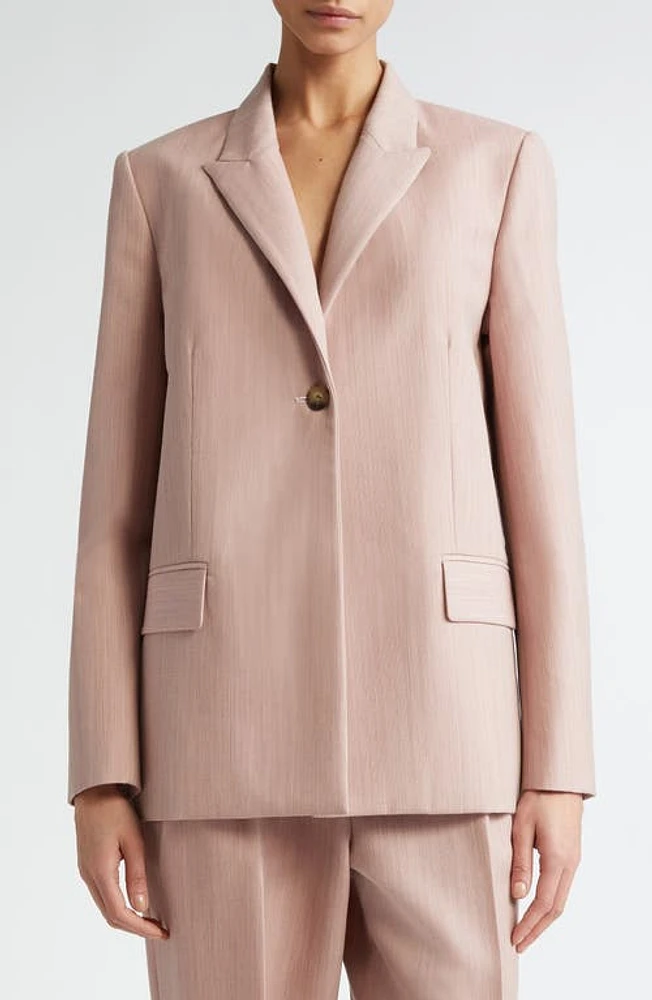 PARTOW Harlow Virgin Wool Blazer Rose at Nordstrom,