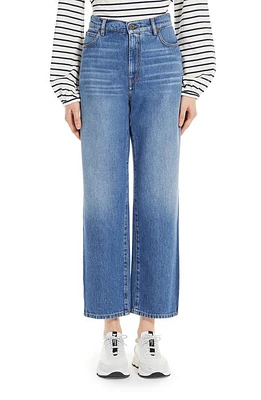 Weekend Max Mara Katai Crop Straight Leg Jeans in Navy at Nordstrom, Size 14