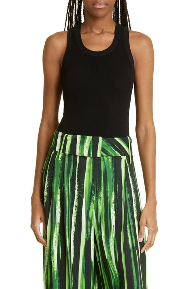 Proenza Schouler Ribbed Tank Black at Nordstrom,