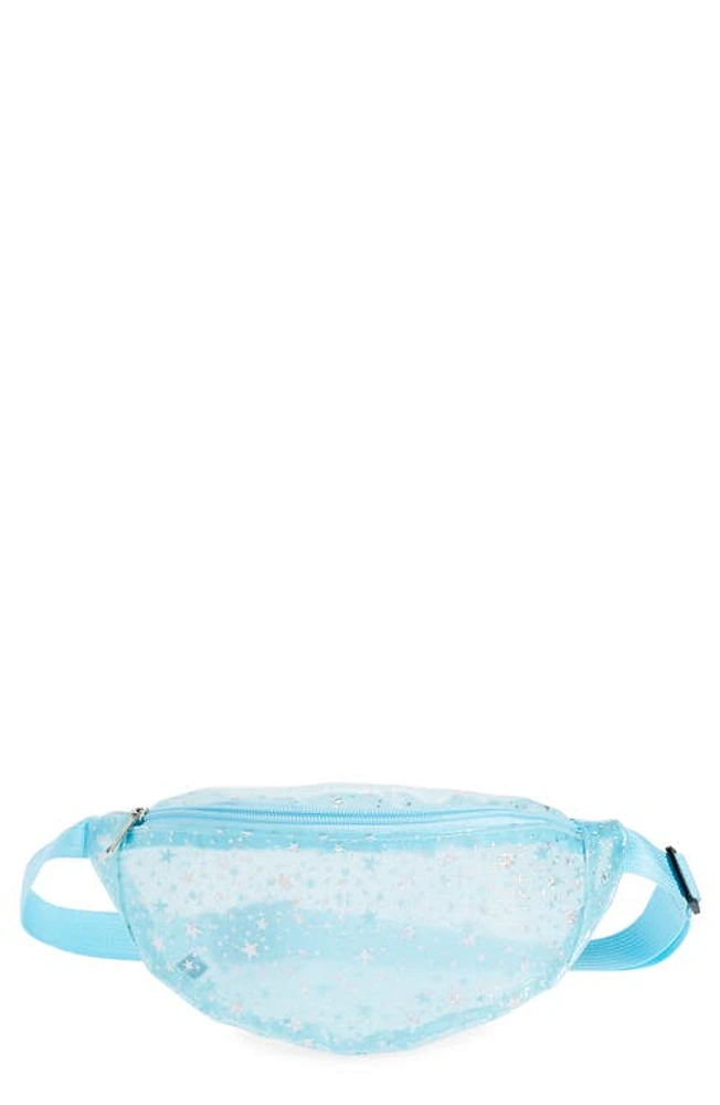 Capelli New York Kids' Holographic Stars Belt Bag in Blue Combo at Nordstrom