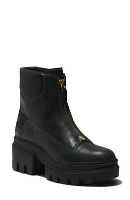 Timberland Everleigh Platform Bootie Green Full Grain at Nordstrom,