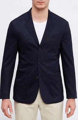 Emanuel Berg Premium Stretch Jersey Blazer Navy at Nordstrom, Us