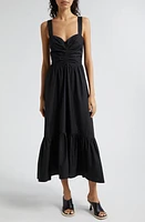 A. L.C. Lilah Ruched Ruffle Hem Maxi Dress at Nordstrom,