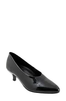 Trotters Kimber Kitten Heel Pump Black Patent at Nordstrom,