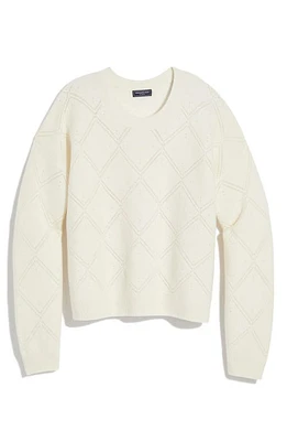 vineyard vines Cashmere Pointelle Sweater Powder at Nordstrom,