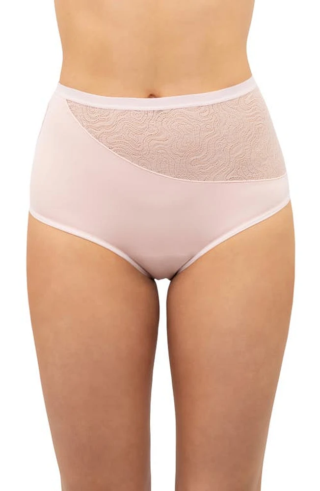 Saalt Period & Leakproof Regular Absorbency High Waist Briefs in Quartz Blush at Nordstrom, Size Medium