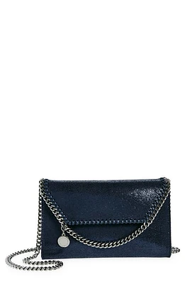 Stella McCartney Mini Falabella Faux Leather Crossbody Bag in Ink at Nordstrom