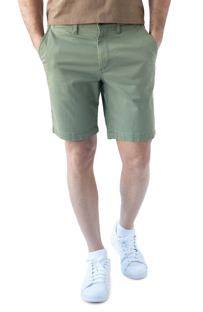 Devil-Dog Dungarees -Inch Performance Stretch Chino Shorts Sea Spray at Nordstrom