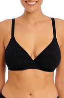 Freya Ibiza Waves Plunge Underwire Bikini Top Black at Nordstrom,