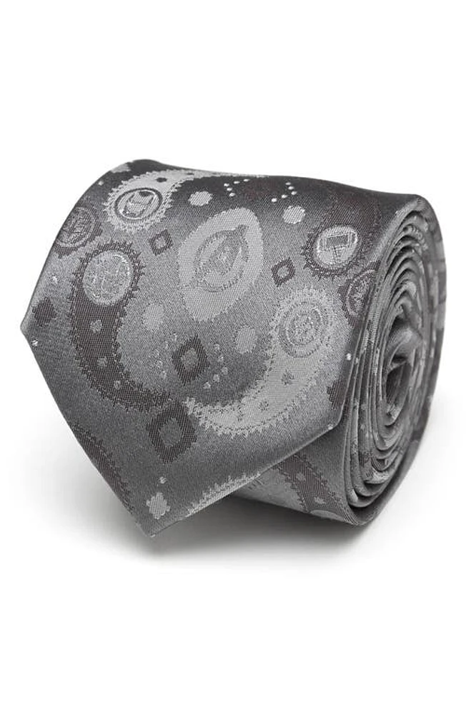 Cufflinks, Inc. Marvel Avengers Paisley Silk Tie in Gray at Nordstrom