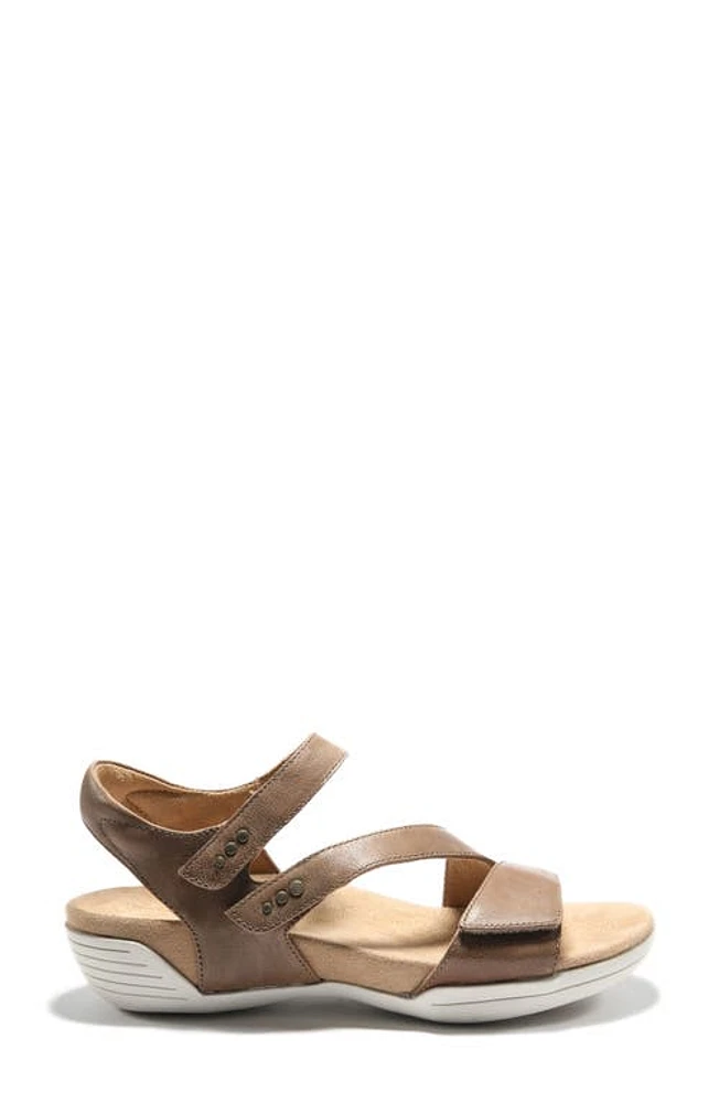 Hälsa Footwear Denia Ankle Strap Sandal Taupe Leather at Nordstrom,