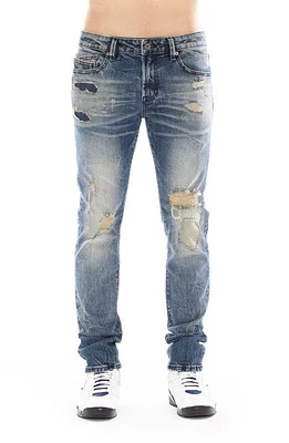 Cult of Individuality Rocker Ripped Slim Fit Jeans Wyatt at Nordstrom,